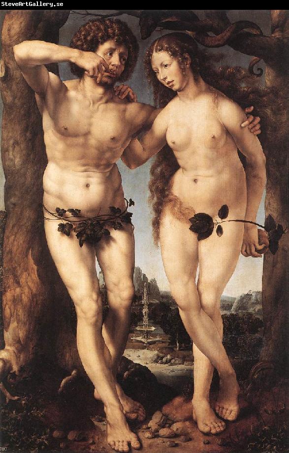 GOSSAERT, Jan (Mabuse) Adam and Eve sdgh